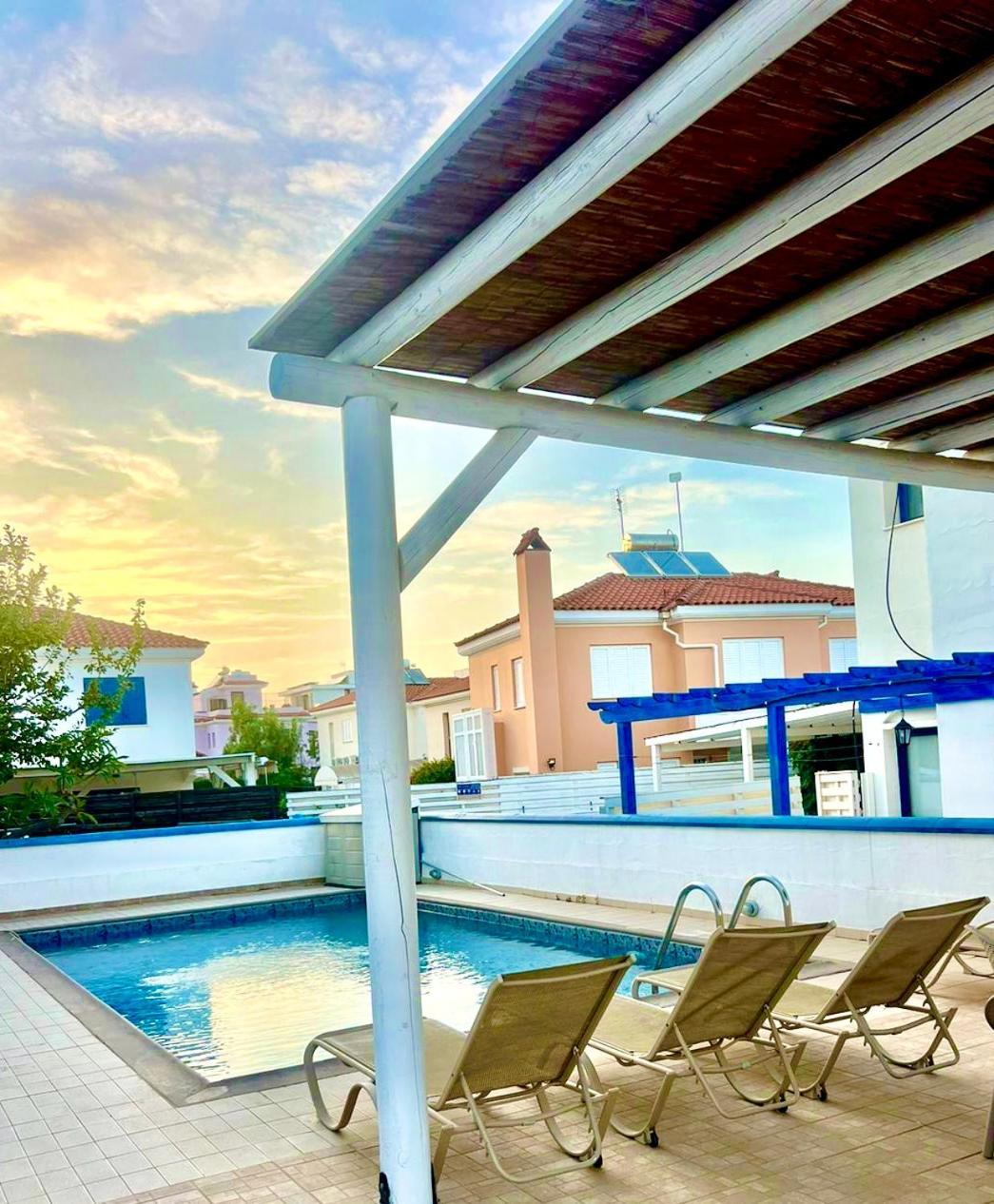 St Nicolaos Villa Ekaterina 3 Bdrm Protaras Zewnętrze zdjęcie
